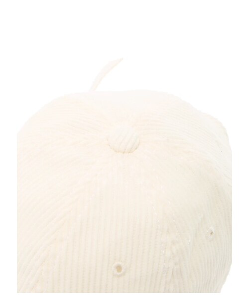 E hyphen world gallery（イーハイフンワールドギャラリー）の「VANSコーデュロイCAP（帽子・アイボリー/ブラック/ピンク/キャメル/ネイビー・F）」の7枚目の写真