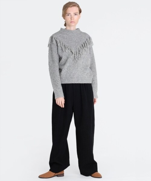 RNA-N（アールエヌエーエヌ）の「＜予約＞よれよれウールワイドパンツ