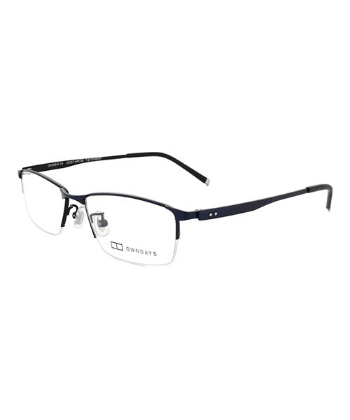 OWNDAYS（オンデーズ）の「OR1015-G / OWNDAYS（メガネ・レディース・ブラック / レッド/ガン / ネイビー/ブラウン/ネイビー / ブラック・53□17－140○30）」の4枚目の写真
