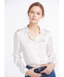 Lilysilk（リリーシルク）の「【22匁】レディース シルクシャツ