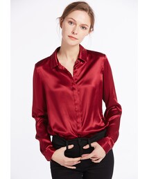 Lilysilk（リリーシルク）の「【22匁】レディース シルクシャツ