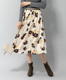 Andemiu | レトロフラワーＷゴムスカート(スカート)