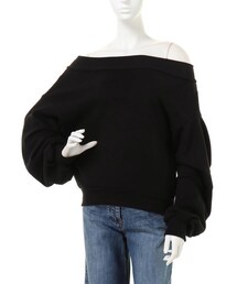 BARAK | バックギャザースエットオフショル(その他トップス)