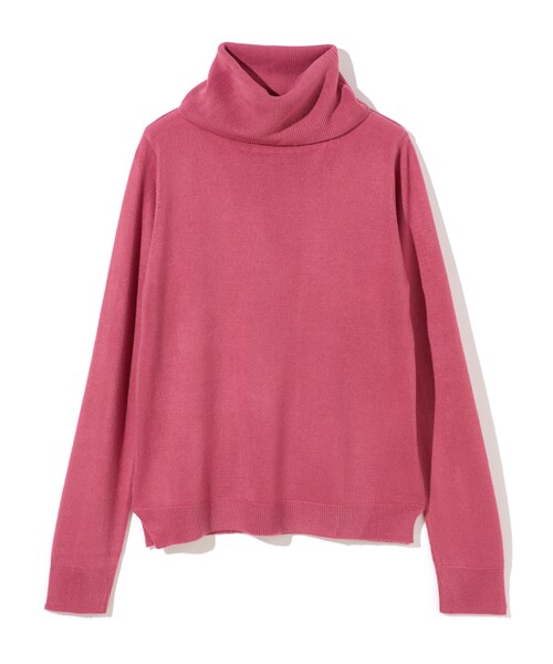 未使用　BLAMINK カシミヤニット　タートルネック　ピンク 未使用 BLAMINK カシミヤニット タートルネック ピンク - メルカリ