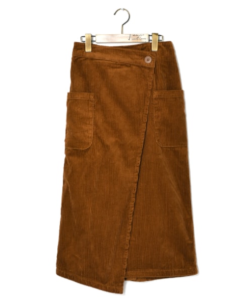 w closet（ダブルクローゼット）の「6Wラップ風コーデュロイタイト