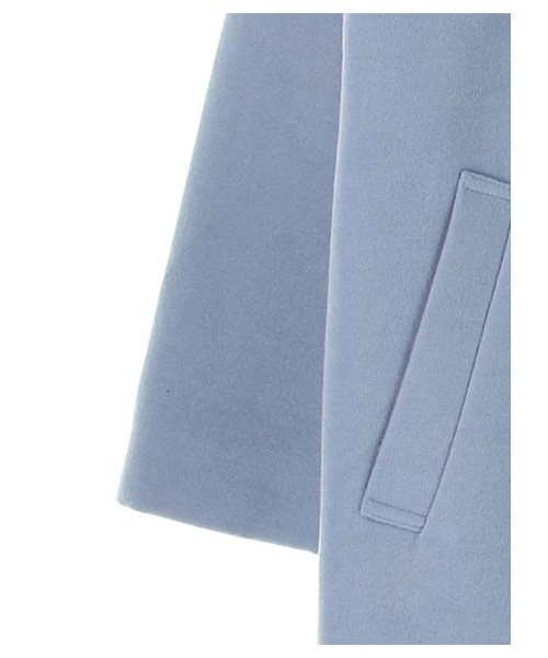 AMERICAN HOLIC（アメリカンホリック）の「【CLASSY 11月号掲載】ショールカラーコート（ジャケット/アウター・アイボリー/サックスブルー/ネイビー・F）」の4枚目の写真