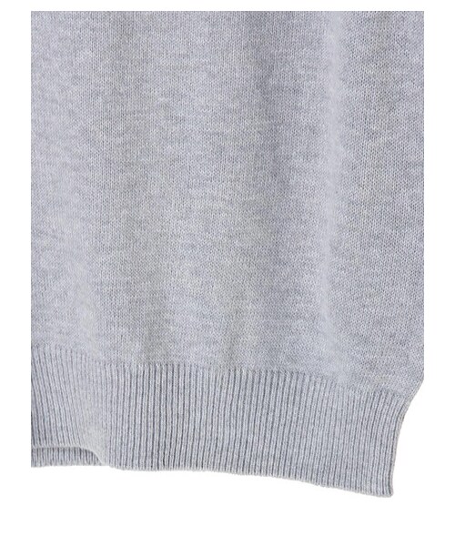 earth music&ecology（アースミュージックアンドエコロジー）の「フェアアイルニットプルオーバー（トップス・アイボリー/杢ライトグレー/ブラック・F）」の6枚目の写真