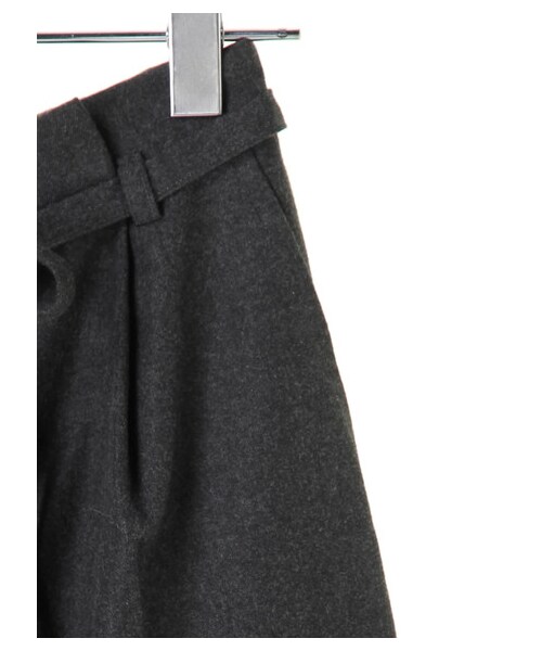 earth music&ecology（アースミュージックアンドエコロジー）の「ベルト付ワイドパンツ（パンツ・グレー/キャメル/ネイビー・F）」の5枚目の写真