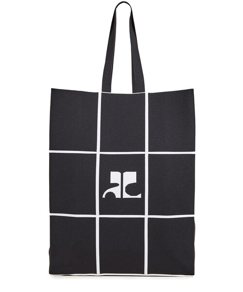 courreges（クレージュ）の「Courreges Fabric Grid Bag（トートバッグ