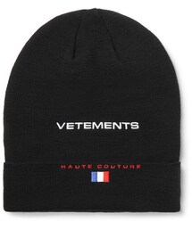 VETEMENTS | Vetements + Reebok Embroidered Wool Beanie(帽子)