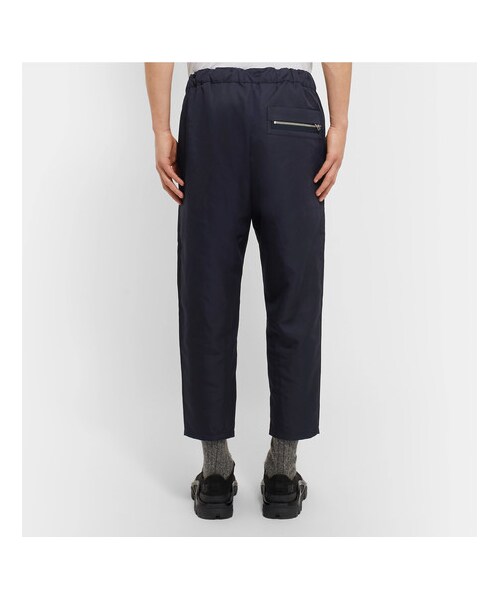 OAMC（オーエーエムシー）の「OAMC Troop Slim-Fit Cropped Crepe Trousers（その他パンツ・メンズ・Blue・S/M/XL/L）」の2枚目の写真