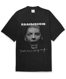 VETEMENTS | Vetements + Rammstein Oversized Printed Cotton-Jersey T-Shirt(Tシャツ/カットソー)