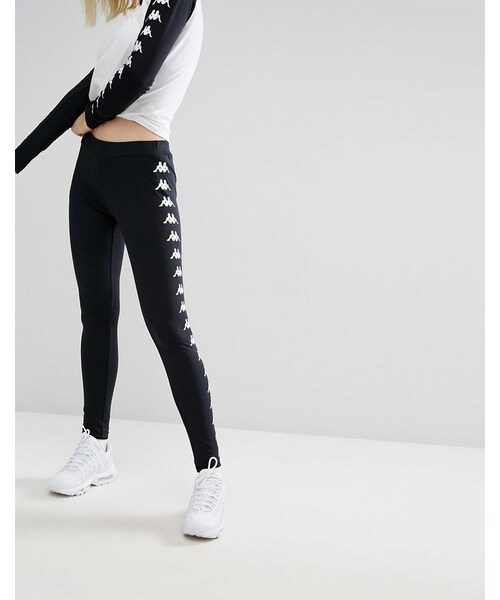 Kappa leggings with banda logo taping