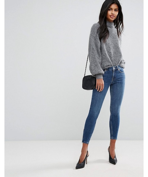 小物 Oasis Oasis（オアシス）の「Oasis Side Zip Skinny Jeans（デニム