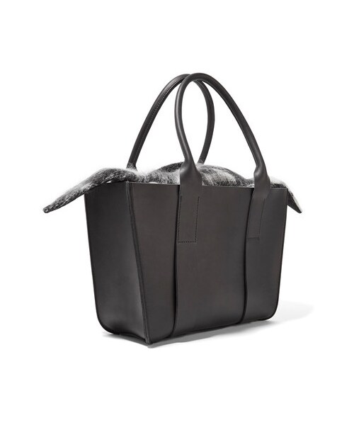 MUUN(ムーニュ) トートバッグ - ライトブラウン×黒 かごバッグ MUUN ムーニュ　カゴバッグ　黒