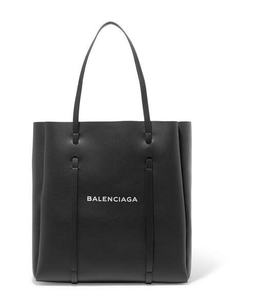 BALENCIAGA(バレンシアガ)の「Balenciaga - Printed Textured-leather Tote - Black(トートバッグ・レディース・Black・one size)」の1枚目の写真