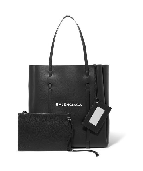 BALENCIAGA(バレンシアガ)の「Balenciaga - Printed Textured-leather Tote - Black(トートバッグ・レディース・Black・one size)」の3枚目の写真