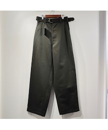 SYU.HOMME/FEMM | 【SYU.】New skater pants wide - khaki(その他パンツ)