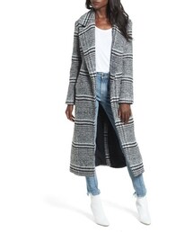 Lovers + Friends | Women's Lovers + Friends Sabra Longline Plaid Coat(ジャケット/アウター)