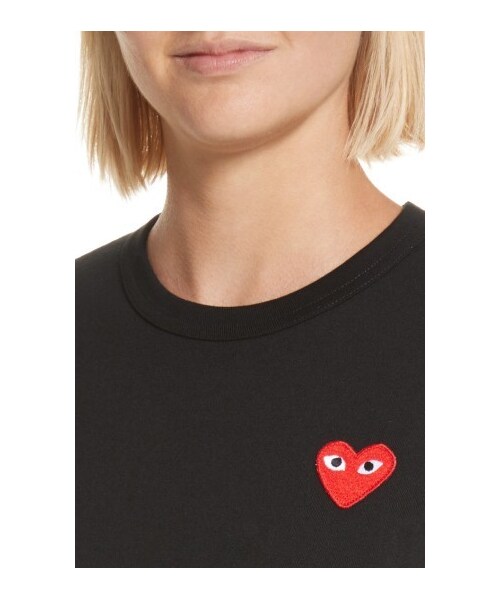 COMME des GARCONS(コムデギャルソン)の「Women's Comme Des Garcons Play Heart Tee(Tシャツ/カットソー・レディース・Black・Large/Medium/Small/X-Small)」の4枚目の写真