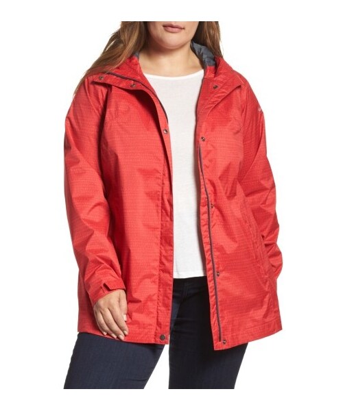 columbia women's plus size rain jackets