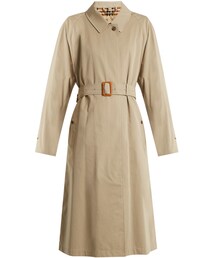 BURBERRY | BURBERRY Brighton long cotton-gabardine trench coat(ジャケット/アウター)