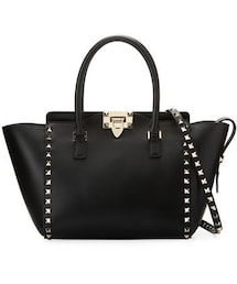 VALENTINO GARAVANI | Valentino Garavani Rockstud Small Leather Shopper Tote Bag(トートバッグ)