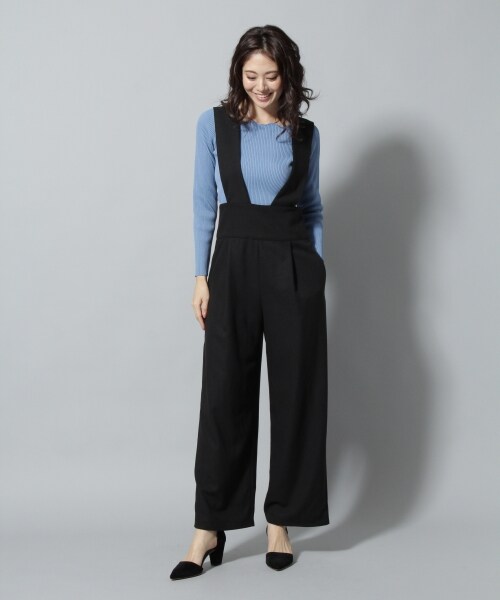 Andemiu（アンデミュウ）の「オールインワン（ワンピース/ドレス・チェック/グレー/ブラック）」の6枚目の写真