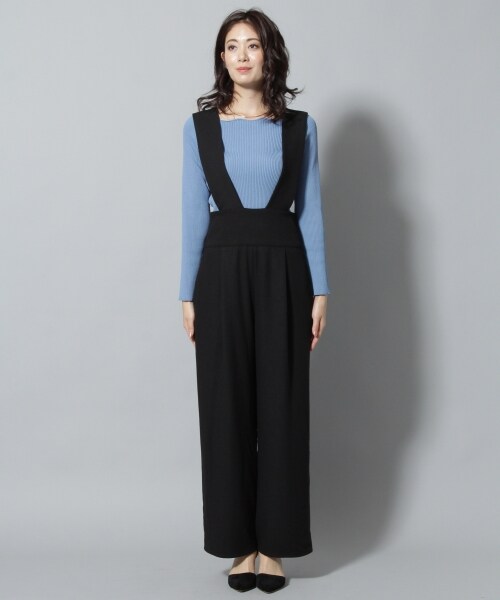 Andemiu（アンデミュウ）の「オールインワン（ワンピース/ドレス・チェック/グレー/ブラック）」の8枚目の写真