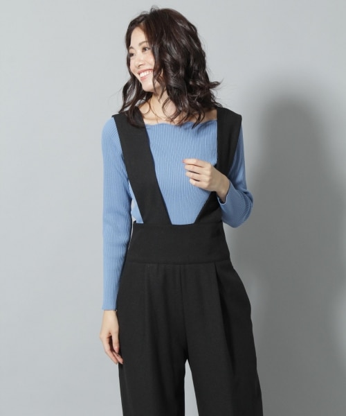 Andemiu（アンデミュウ）の「オールインワン（ワンピース/ドレス・チェック/グレー/ブラック）」の7枚目の写真