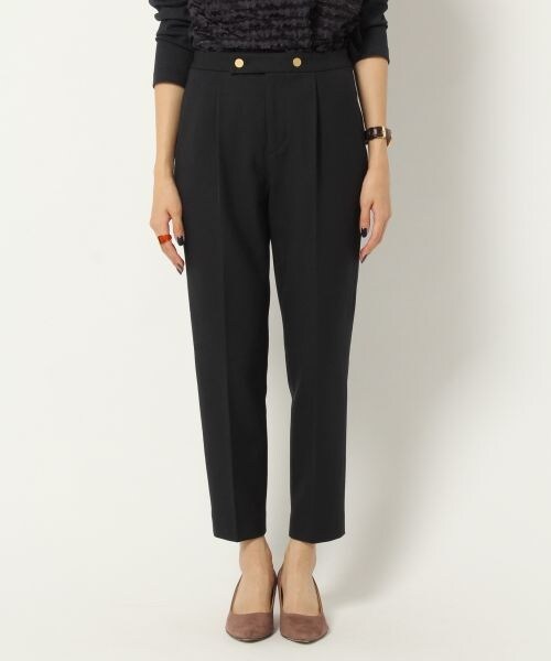 BABYLONE（バビロン）の「ＴＲキモウシガレットパンツ（パンツ・オフホワイト/キャメル/ネイビー）」の15枚目の写真