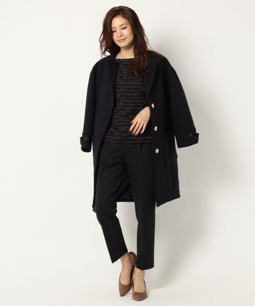 BABYLONE（バビロン）の「ＴＲキモウシガレットパンツ（パンツ・オフホワイト/キャメル/ネイビー）」の11枚目の写真