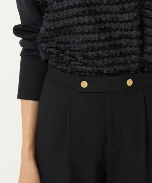 BABYLONE（バビロン）の「ＴＲキモウシガレットパンツ（パンツ・オフホワイト/キャメル/ネイビー）」の18枚目の写真