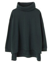 AMERICAN HOLIC | ハイネック裾スリット裏毛チュニック(トップス)