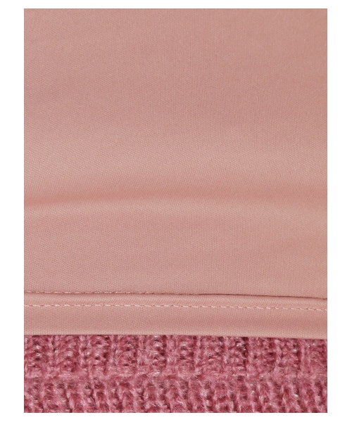 SNIDEL（スナイデル）の「ラメルーズタートルニットワンピース（ニットワンピース・レディース・OWHT/PNK/BLK・F）」の12枚目の写真