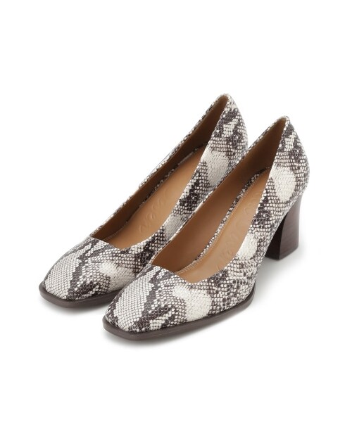 Mila Owen（ミラオーウェン）の「スクウェアパンプス（パンプス・レディース・MIX/WHT・36/37/38）」の4枚目の写真