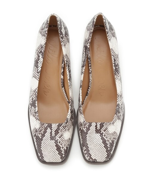 Mila Owen（ミラオーウェン）の「スクウェアパンプス（パンプス・レディース・MIX/WHT・36/37/38）」の5枚目の写真