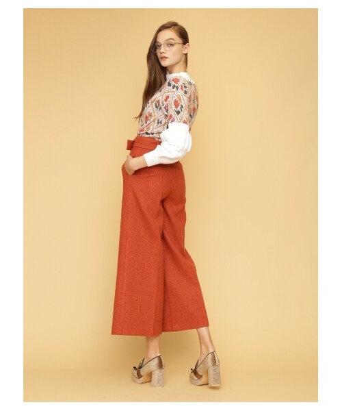 lily brown フラワージャガードトップス LILY BROWN リリーブラウン Lily Brown フラワージャガードトップス