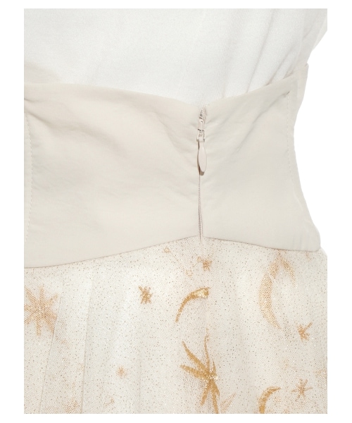 FURFUR（ファーファー）の「スターチュールスカート（フレアスカート  