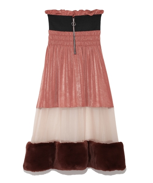 FURFUR（ファーファー）の「ハイウエストシアースカート（フレア  