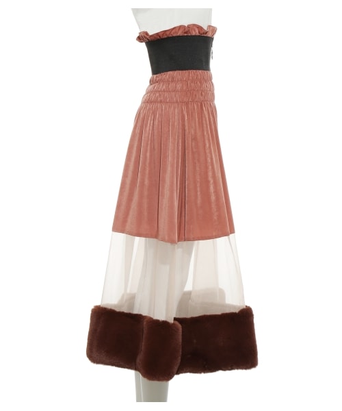 FURFUR（ファーファー）の「ハイウエストシアースカート（フレア  