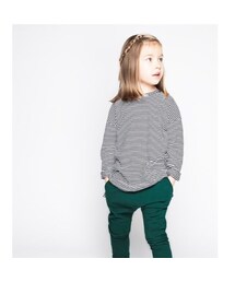 cache cache | MINGO.　long sleeve(B/W　stripes)(Tシャツ/カットソー)