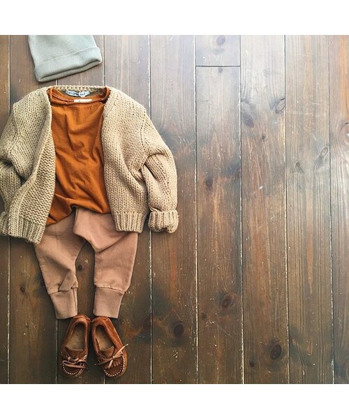 cache cache(カシュ カシュ)の「MINGO. loosefitjogger(rawhide)(その他パンツ・キッズ・その他)」の3枚目の写真