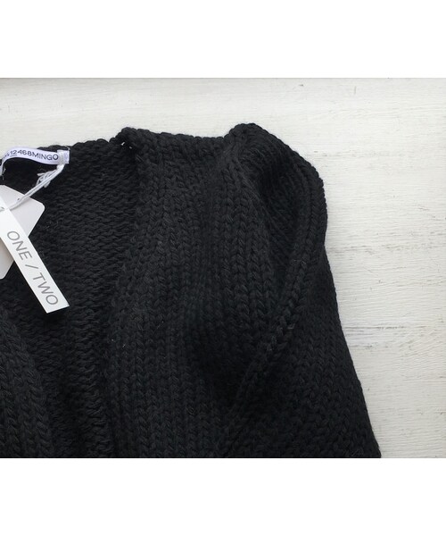 cache cache(カシュ カシュ)の「MINGO. cardigan (black)(カーディガン/ボレロ・キッズ・その他)」の2枚目の写真