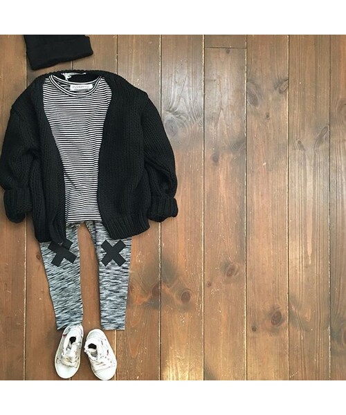 cache cache(カシュ カシュ)の「MINGO. cardigan (black)(カーディガン/ボレロ・キッズ・その他)」の3枚目の写真