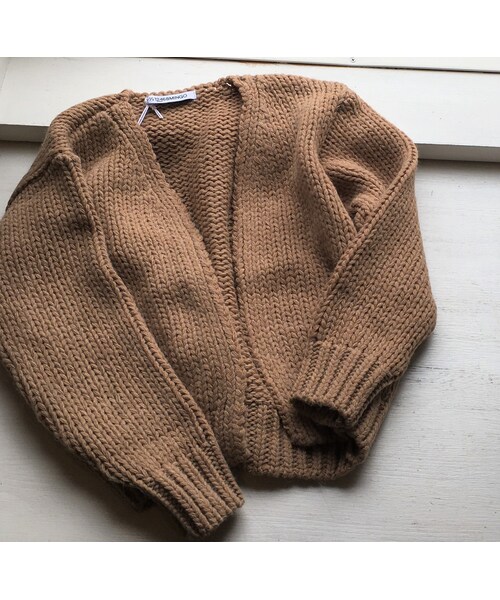 cache cache(カシュ カシュ)の「MINGO. cardigan (rawhide)(カーディガン/ボレロ・キッズ・その他)」の1枚目の写真