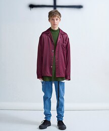 LAD MUSICIAN オープンカラーシャツ　42 LAD MUSICIAN ラッドミュージシャン OPEN COLLAR SHIRT オープン
