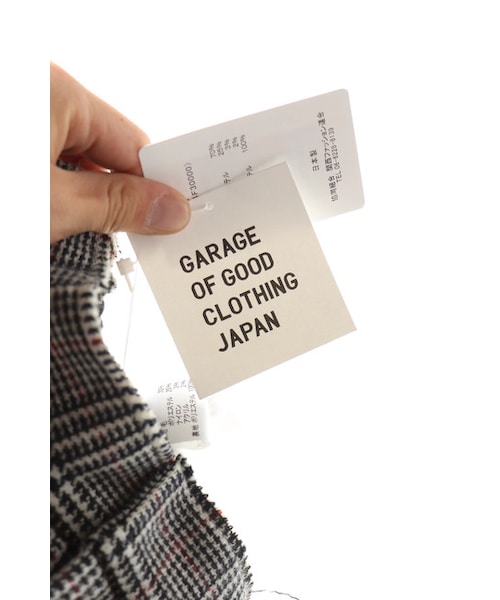 GARAGE OF GOOD CLOTHING（ガレージオブグッドクロージング）の「チェックワイドパンツ（パンツ・オフホワイト/ブラウン・36/38）」の14枚目の写真