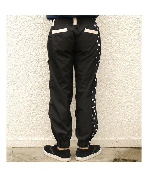 NIRAME.CO（ニラメッコ）の「トランポリンぱんつ　～BLK×星～（その他パンツ・メンズ・その他）」の3枚目の写真