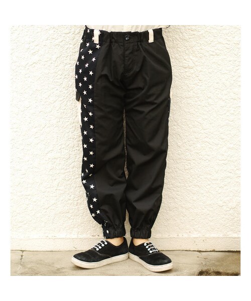 NIRAME.CO（ニラメッコ）の「トランポリンぱんつ　～BLK×星～（その他パンツ・メンズ・その他）」の2枚目の写真